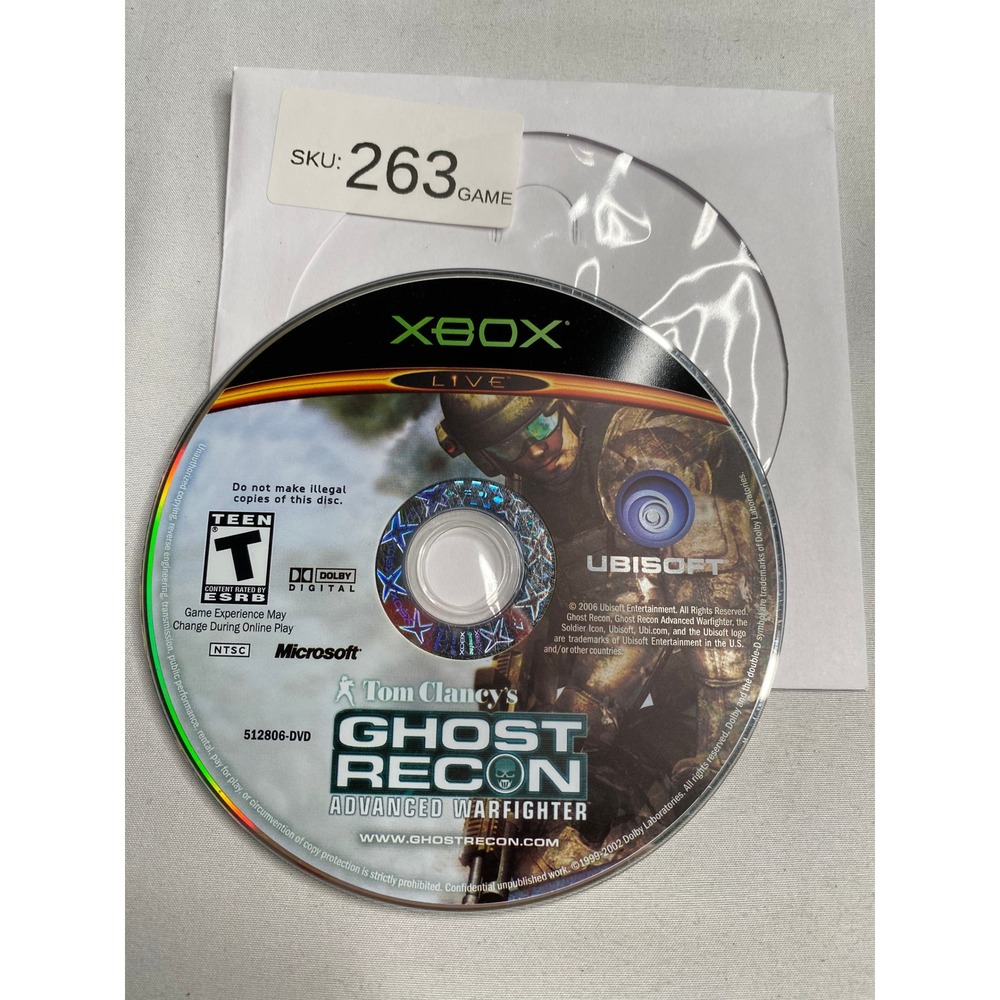 Tom Clancy's Ghost Recon Advanced Warfighter Microsoft Xbox